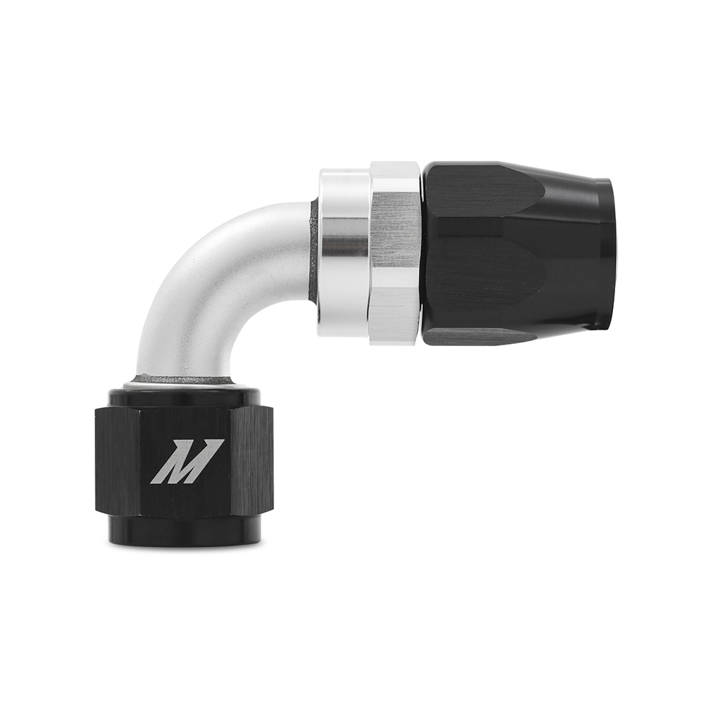 Mishimoto — Mishimoto Aluminum -8AN 90 Degree Fitting - Black
-AN Line Fitting - view 4